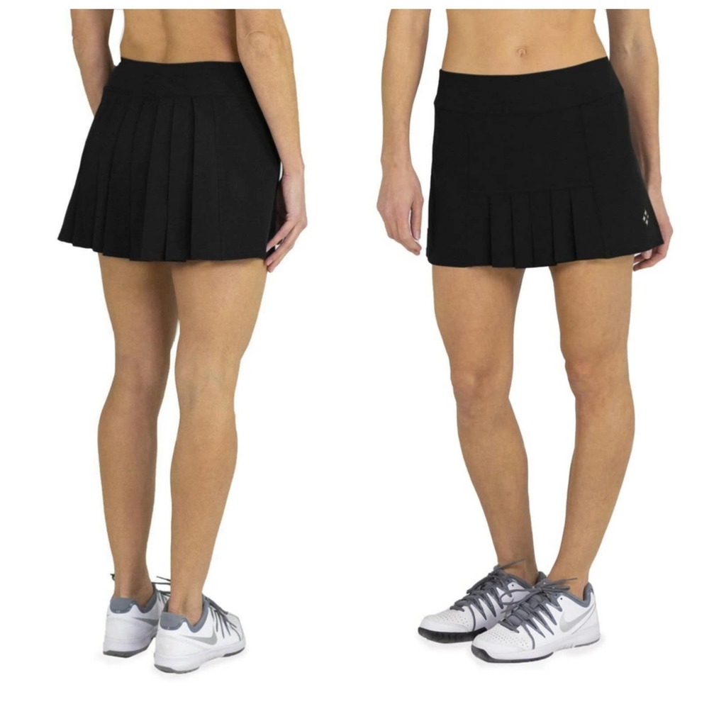Jofit Dash Pleated Black Golf Tennis Activewear Skort XL